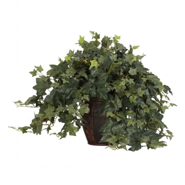 Nearly Natural Puff Ivy with Decorative Vase Silk Plant 6660 - main